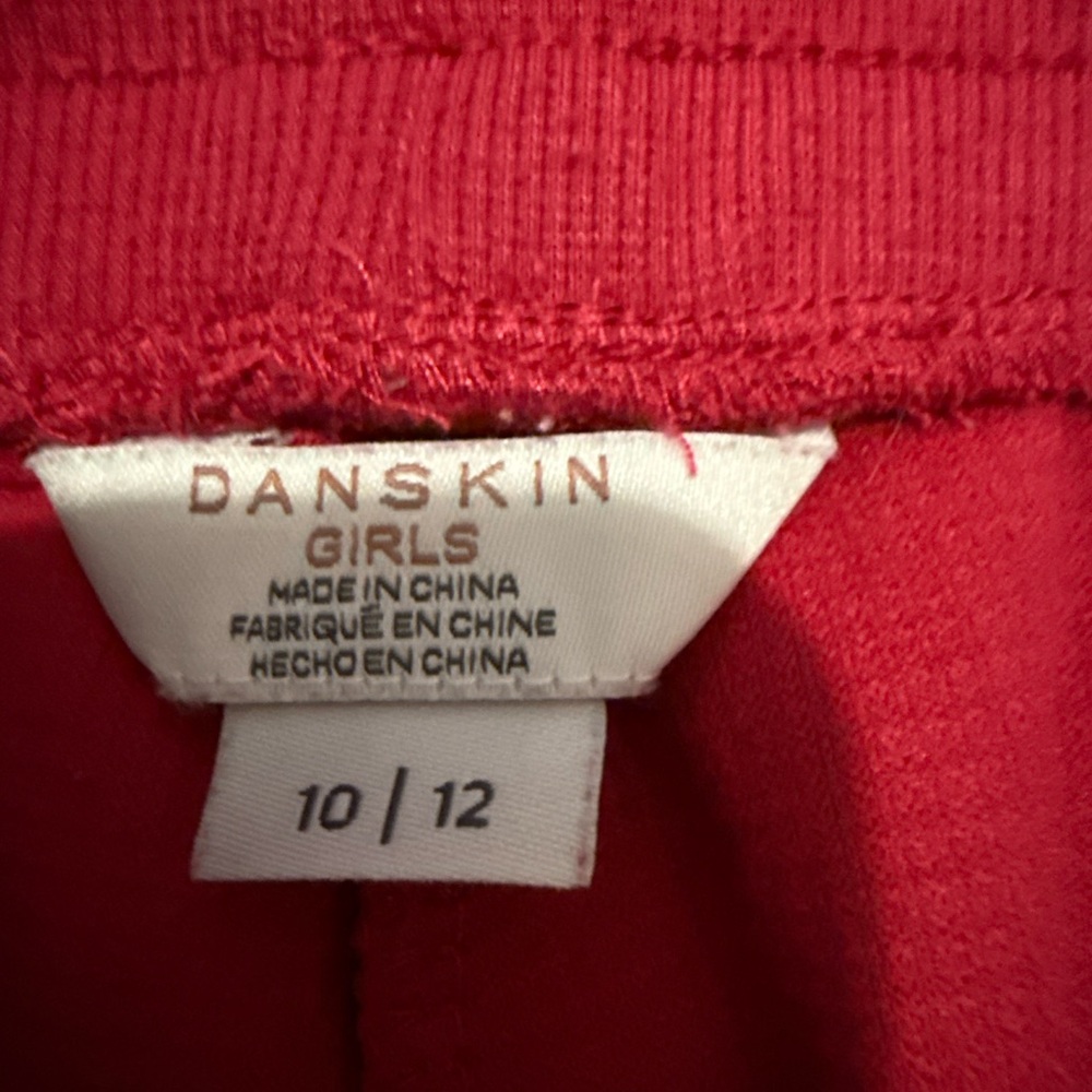 Danskin Girls Bright Red Shirt